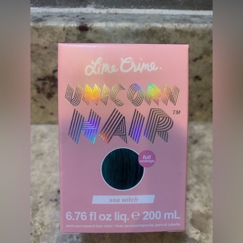New Lime Chime Unicorn‎ Hair color in sea Witch